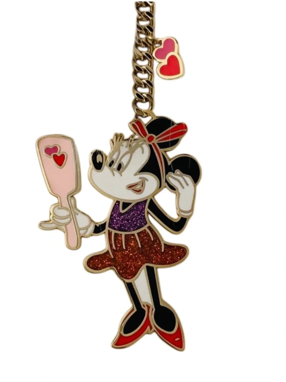 Kate Spade x Disney Minnie Mouse keychain